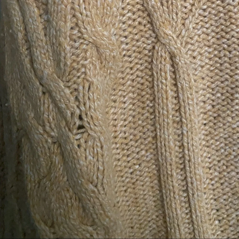 Anthro far away from close yellow knit buttoned sweater - Picture 6 of 7